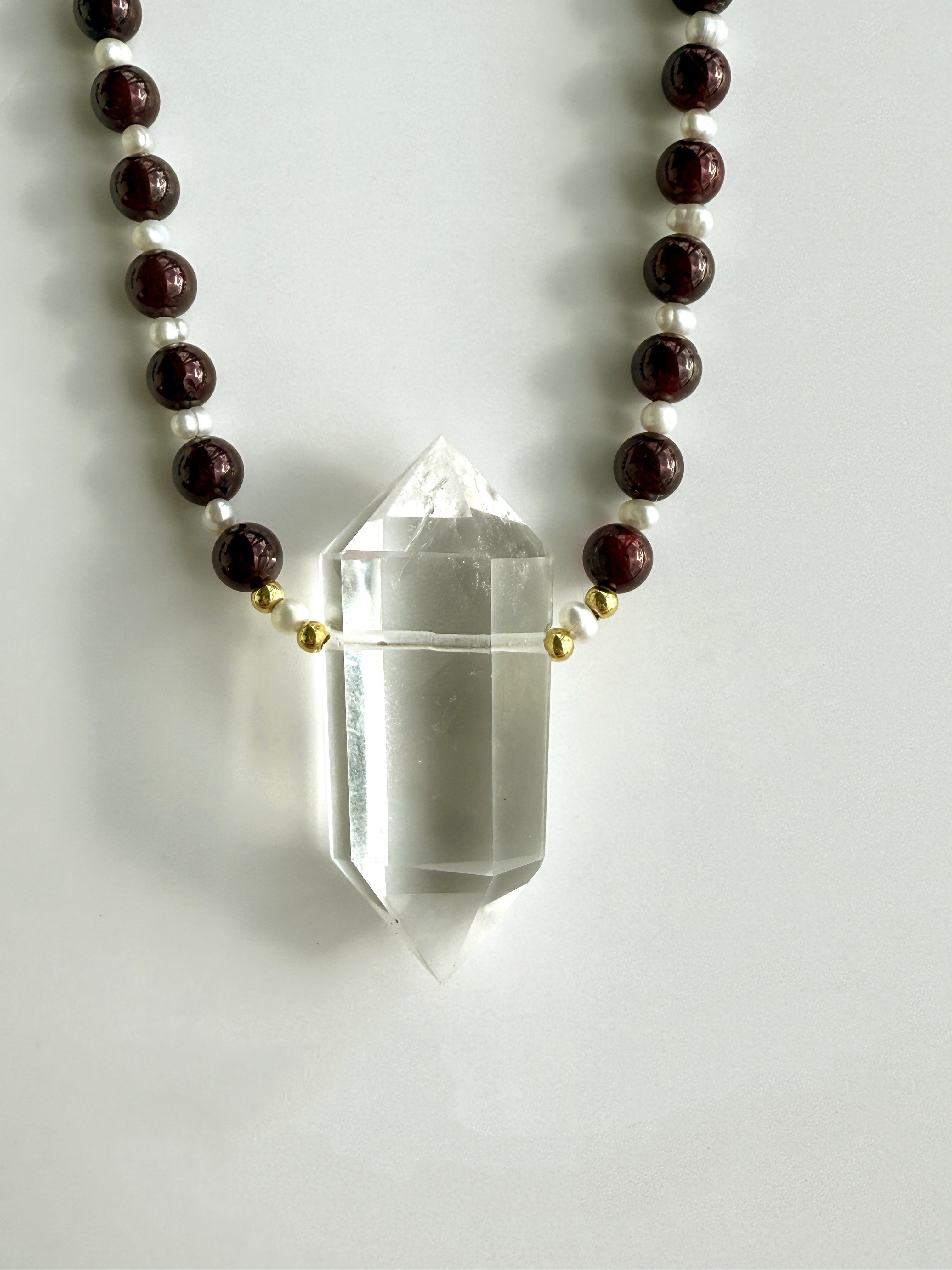 The 88 Amulet™ Gemstone & Pearl Necklace